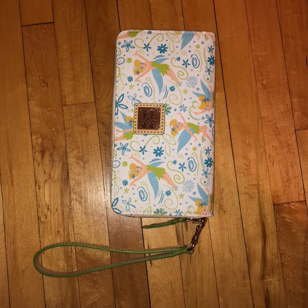 Dooney and Bourke tinker bell clutch/wristlet